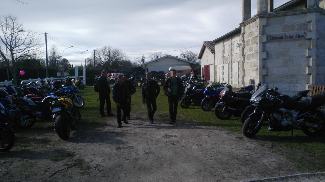 Sortie TOUTES EN MOTO Bordeaux 11-03-2018